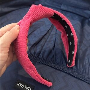 Lele Sadoughi Pink Knotted Headband